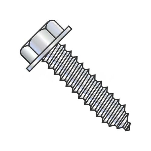 Usa Industrials Lag Screw, 1/4"-10, 1 in, Steel, Zinc Plated Indented Hex External Hex Drive BULK-SCRW-10392 - main